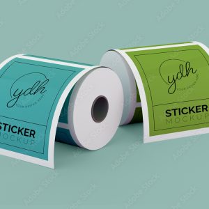 Rectangular Stickers - Supplied in a Roll