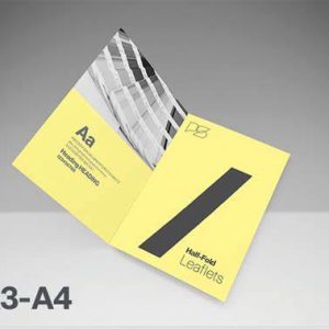 A3 Folded to A4
