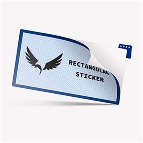 Rectangular Stickers - Supplied Individually
